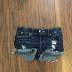 Aero blue jean shorts